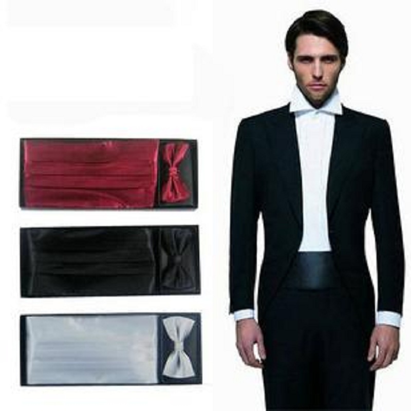 Neck Tie Set Box - Set Dasi Kupu-kupu Pria Polos dengan