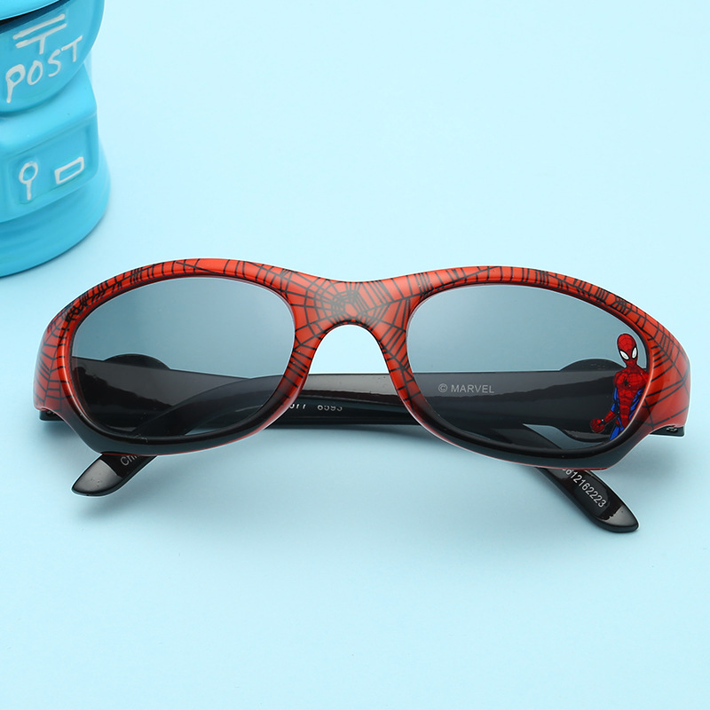 Men Accessories For Beach - Kacamata Hitam Kartun Spiderman Anak Generik