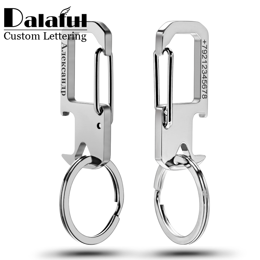 Men Accessories Silver - Stainless Steel Personalisasi Hadiah Gantungan Kunci
