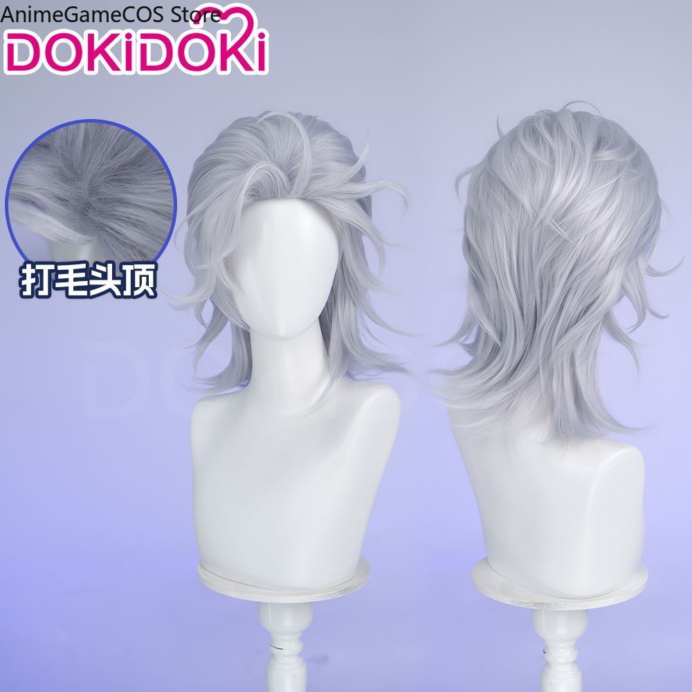 Men Accessories Silver - Wig Cosplay Anime Record Of Ragnarok