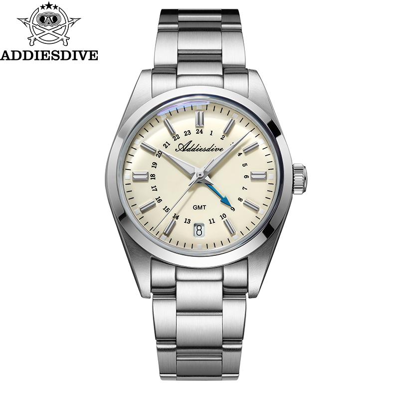 Men'S Accessories Watches - ADDIESDIVE Jam Tangan GMT Mewah 36Mm