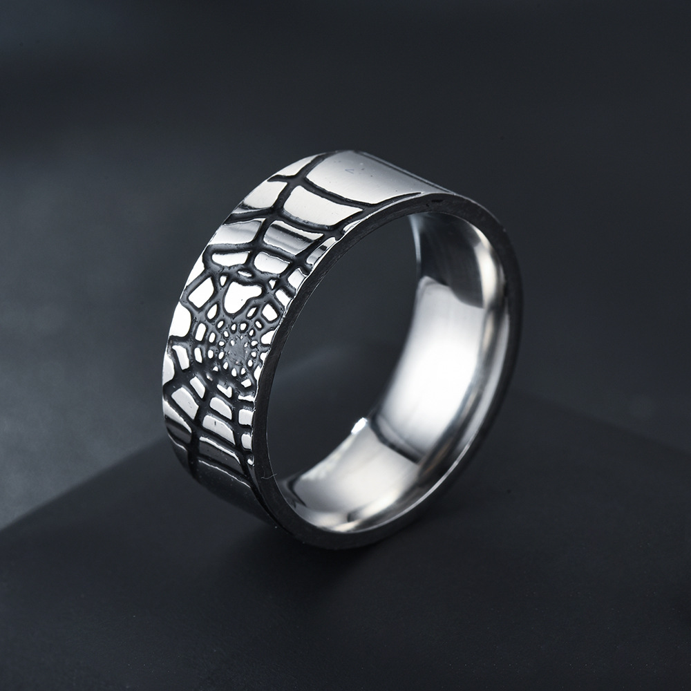 Cincin Web laba-laba sederhana - Men Accessories Silver ulasan dan harga
