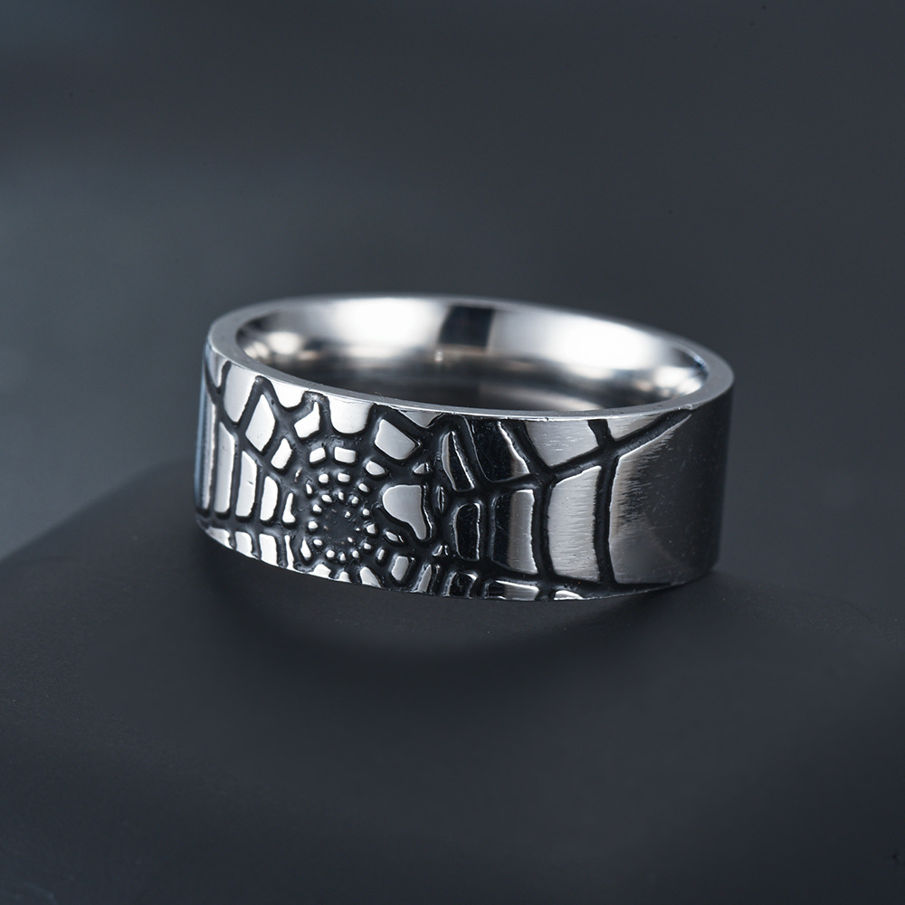 Cincin Web laba-laba sederhana - Men Accessories Silver ulasan dan harga