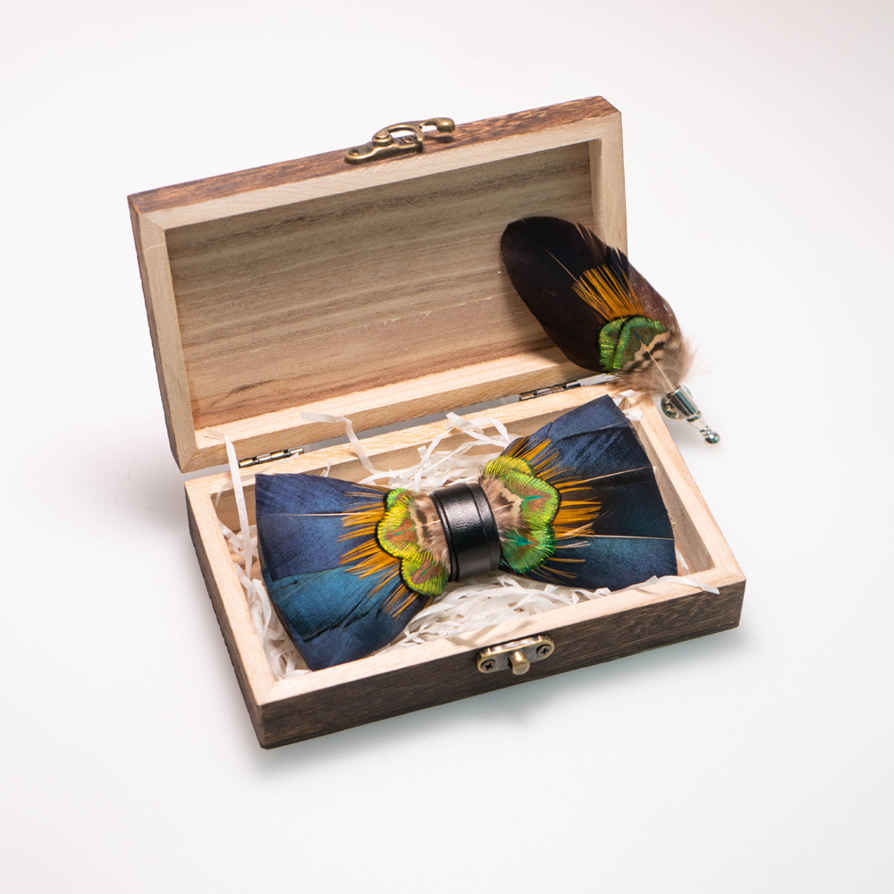 EASTEPIC Bulu Buatan Tangan Da - Neck Tie Set Box ulasan dan harga