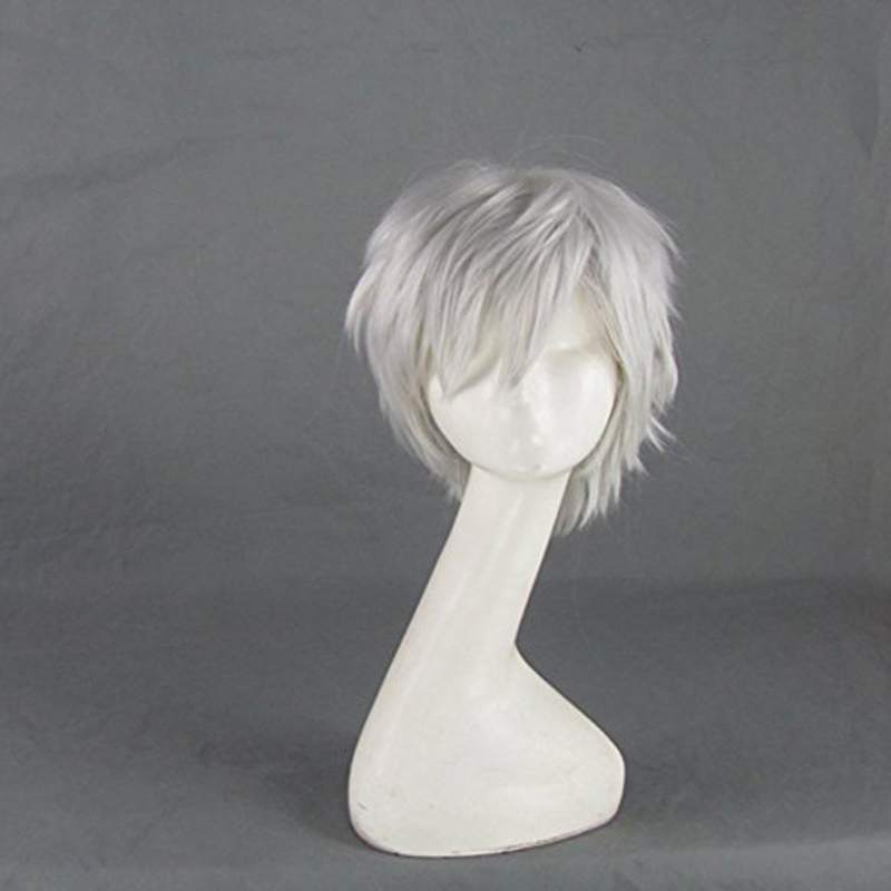 Wig Cosplay Pendek Jack Frost  - Men Accessories Silver ulasan dan harga