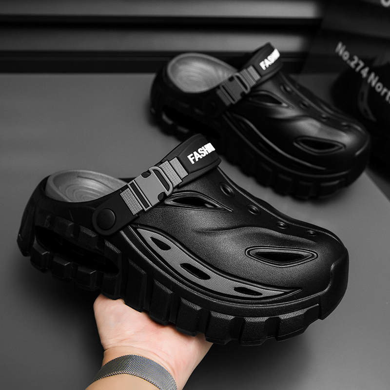 Sandal Bersol Tebal dan Tertut - Men Accessories For Beach ulasan dan harga