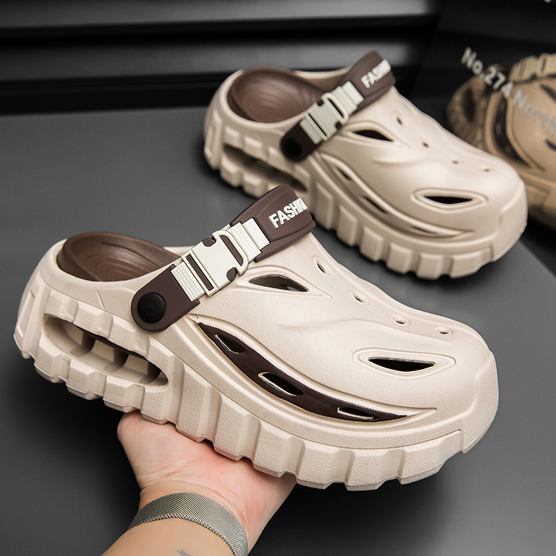Sandal Bersol Tebal dan Tertut - Men Accessories For Beach ulasan dan harga