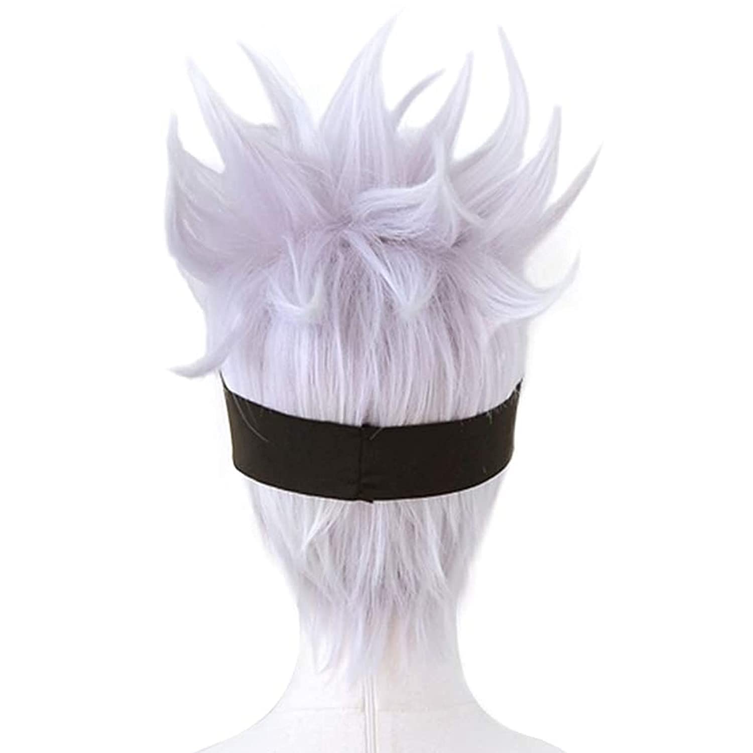 Wig Cosplay hitam + bergelomba - Men Accessories Silver ulasan dan harga