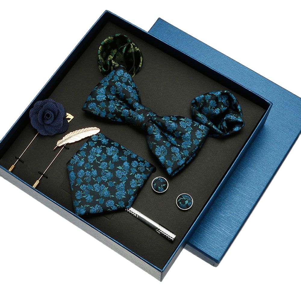 Kancing manset dasi sutra mewa - Neck Tie Set Box ulasan dan harga