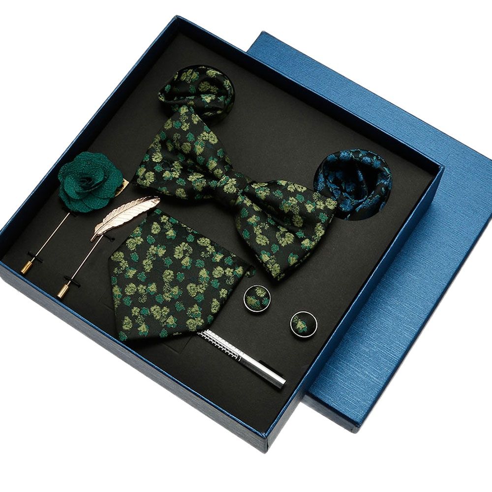 Kancing manset dasi sutra mewa - Neck Tie Set Box ulasan dan harga