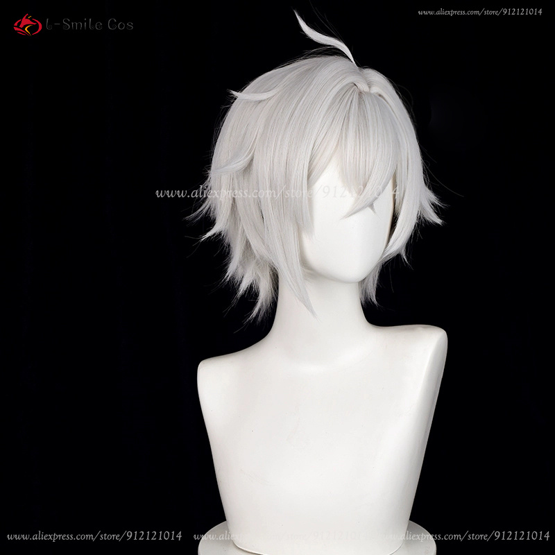 Wig Cosplay ZZZ Seth Lowell 30 - Men Accessories Silver ulasan dan harga