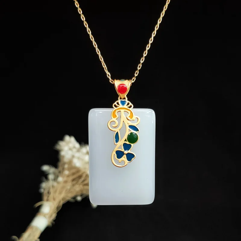 Liontin Kalung Giok Jimat Kals - Men Accessories Silver ulasan dan harga