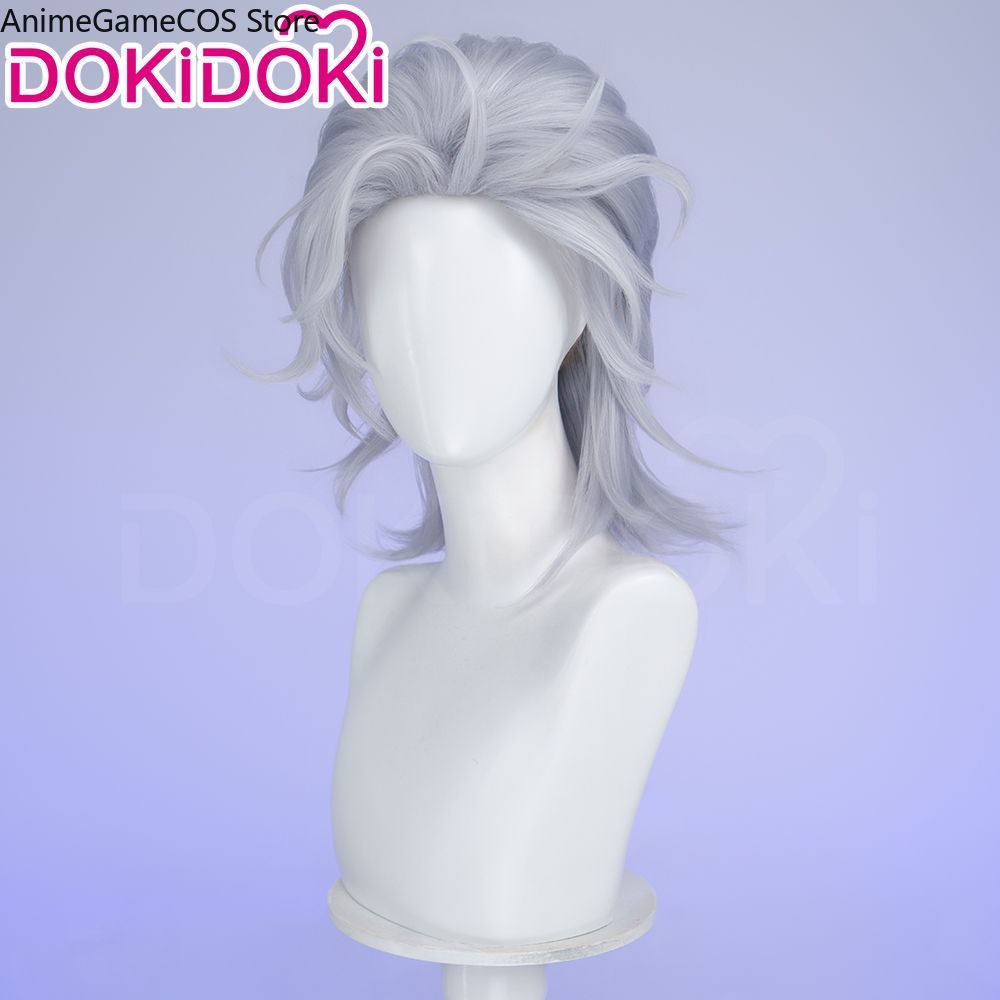 Wig Cosplay Anime Record Of Ra - Men Accessories Silver ulasan dan harga