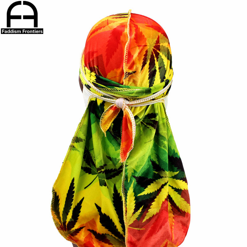 Bandana Kain Beludru Cetak Dau - Men'S Accessories Premium ulasan dan harga