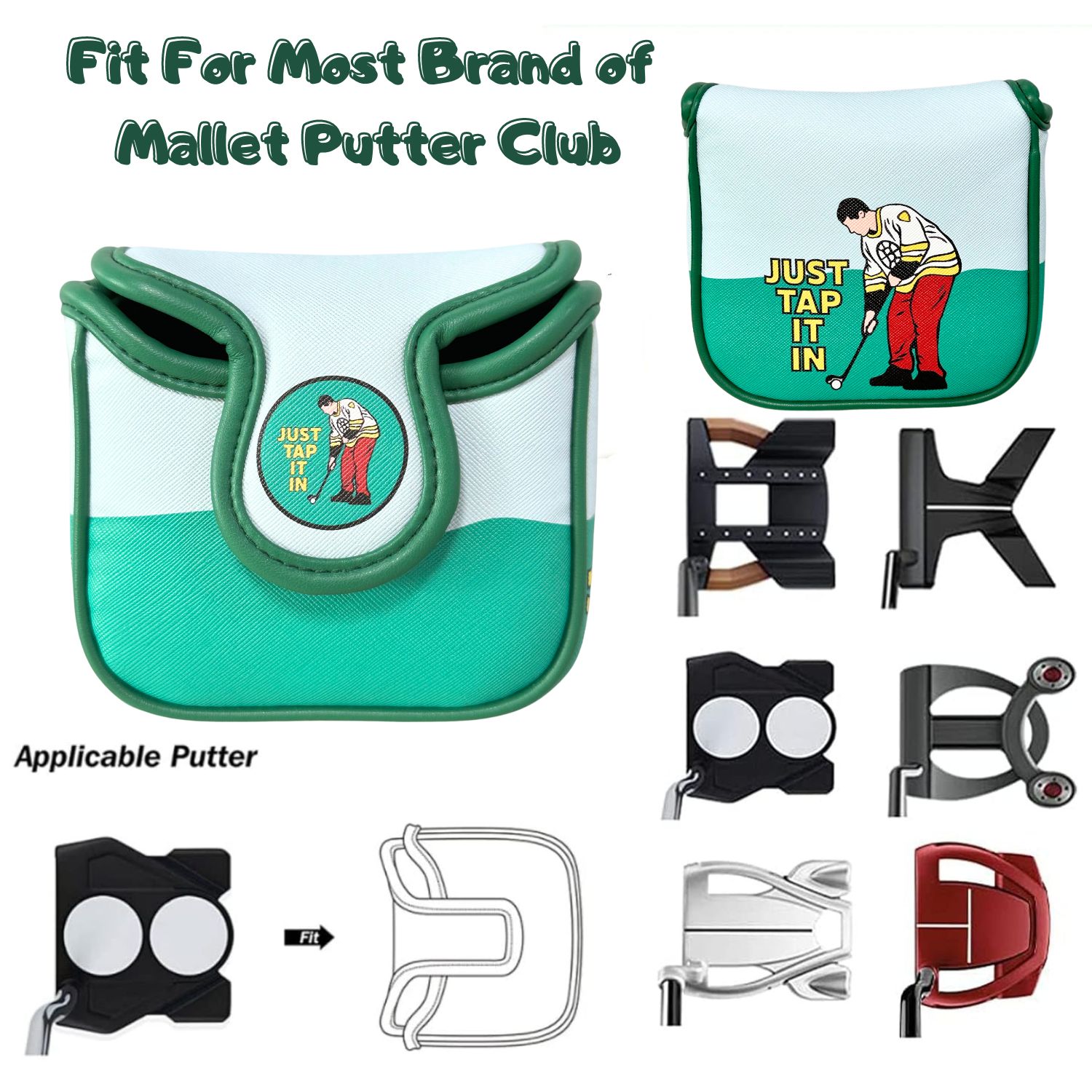 Penutup Putter Golf kulit PU l - Men'S Accessories Premium ulasan dan harga