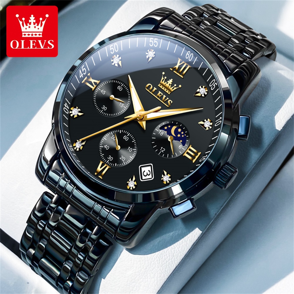 OLEVS Jam Tangan Pria Populer  - Men'S Accessories Watches ulasan dan harga