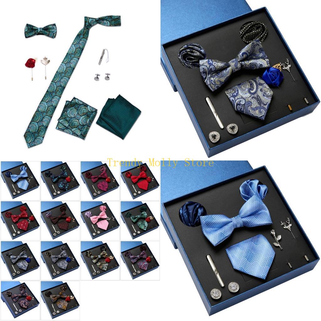 N5KB 9 Buah Set Dasi Leher Fas - Neck Tie Set Box ulasan dan harga