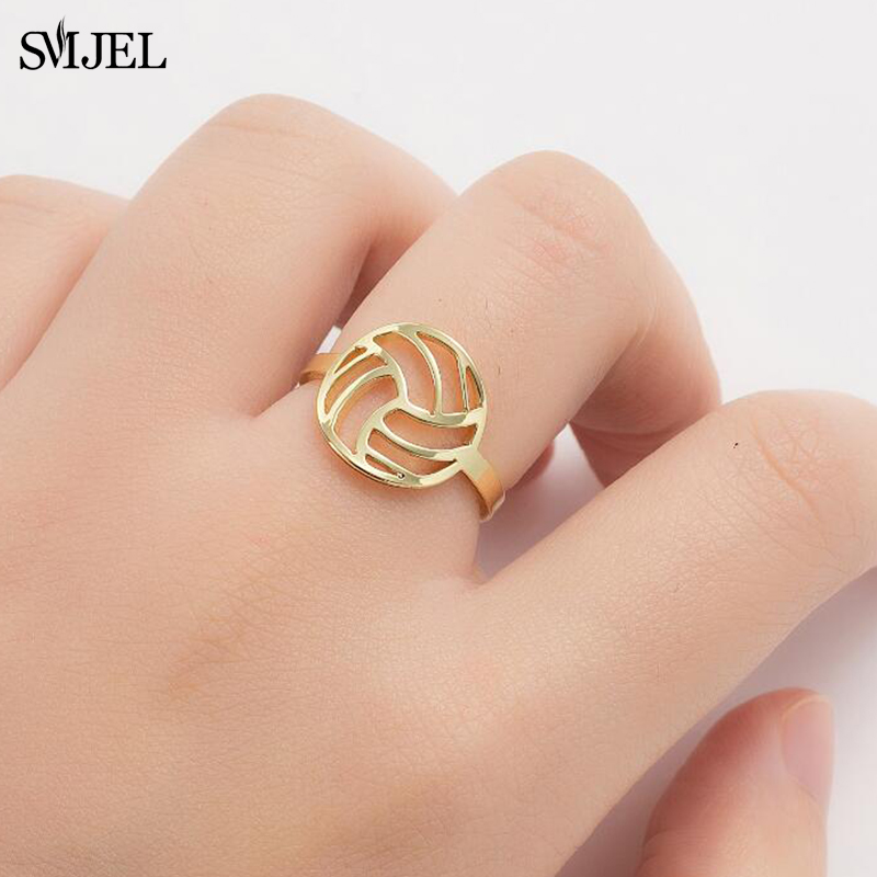 Smjel cincin bentuk bola voli  - Men'S Volleyball Accessories ulasan dan harga