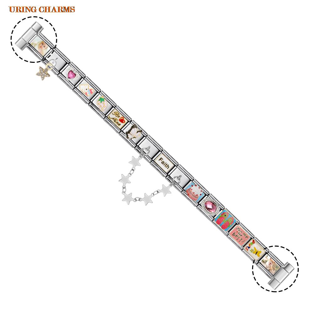 1 Pasang Logo Gambar Konektor  - Men'S Accessories Watches ulasan dan harga