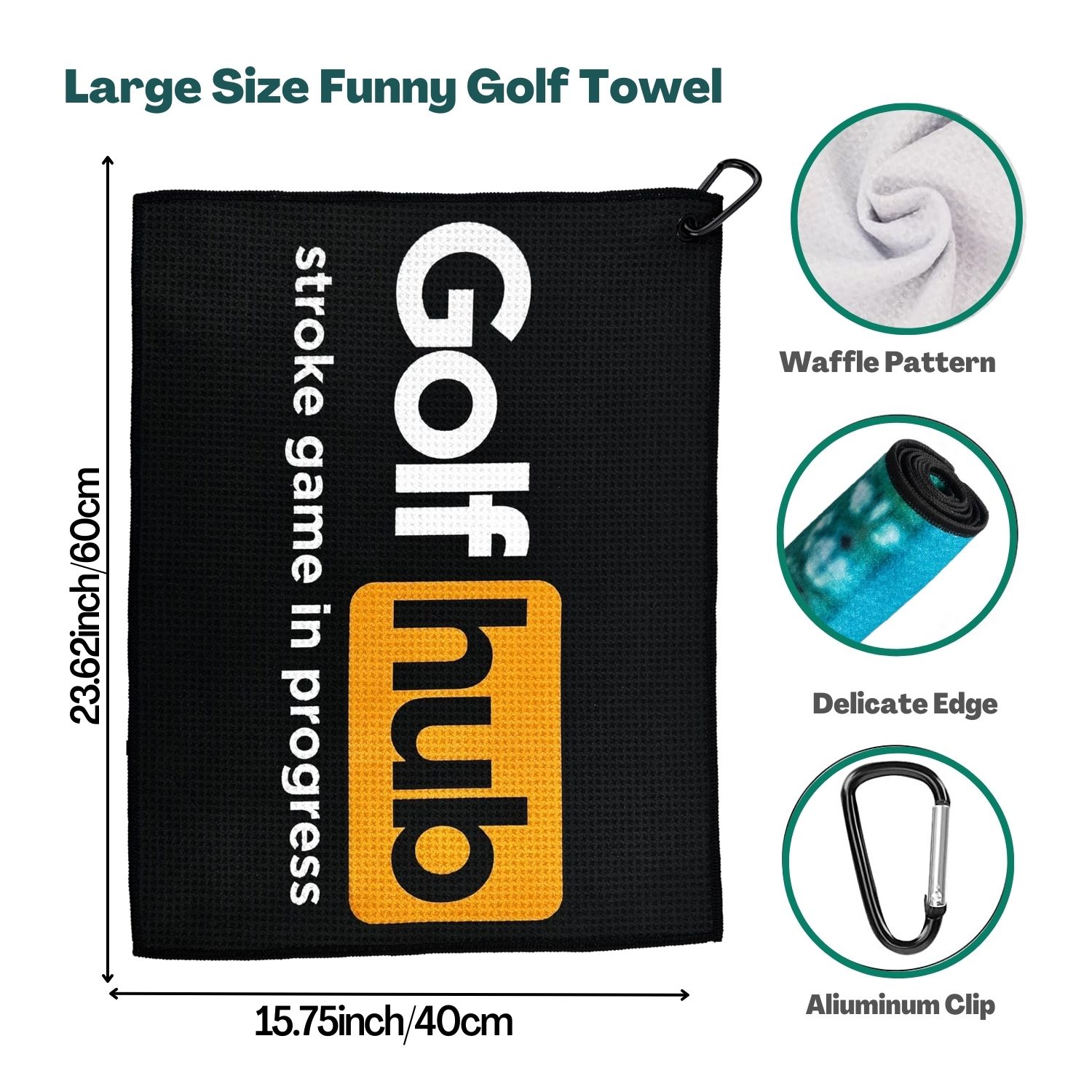 Handuk Golf Premium serat mikr - Men'S Accessories Premium ulasan dan harga