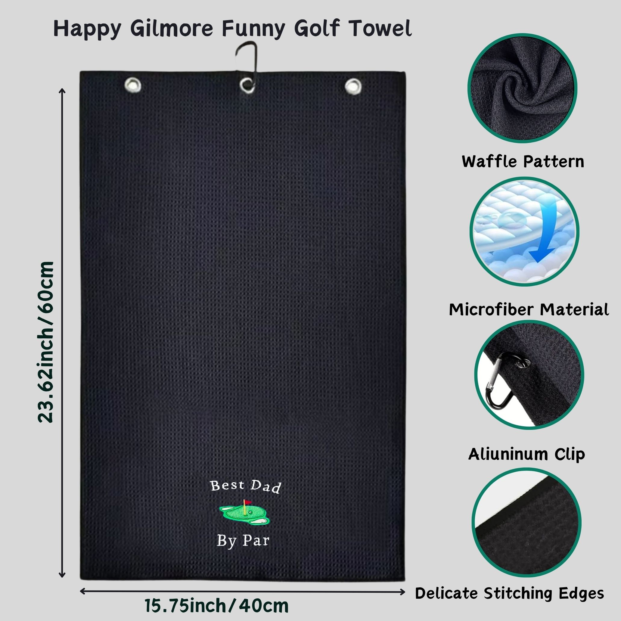 Handuk Golf Premium Microfiber - Men'S Accessories Premium ulasan dan harga