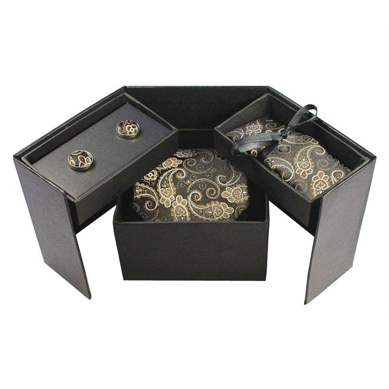 GUSLESON dasi Set Hanky manset - Neck Tie Set Box ulasan dan harga